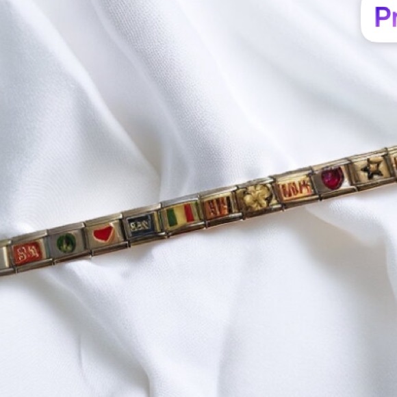 ZOPPINI (nomination) 2/$25 white flower bracelet link - Picture 6 of 6